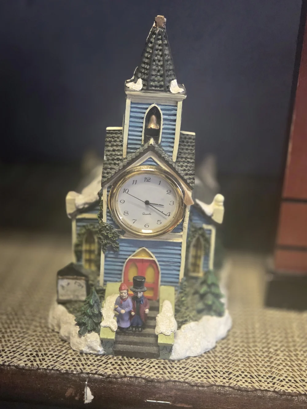 Blue Church Clock # A TIME TO REMEMBER